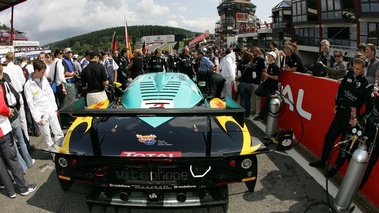 Maserati MC12 FIA GT noir/bleu face arrière