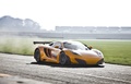 McLaren MP4-12C GT3 orange 3/4 avant droit filé