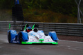 Pescarolo proto LMP1 blanc/bleu Prestige Racing 3/4 avant droit 2