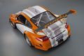 Porsche 911 GT3 R Hybrid 2011 3/4 arrière studio vue de haut