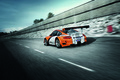 Porsche 911 GT3 R Hybrid 3/4 arrière