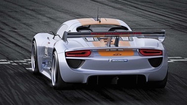 Porsche 918 RSR - 3/4 arrière gauche