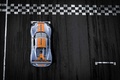 Porsche 918 RSR gris/orange vue de haut