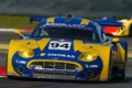 Spyker C8 Laviolette LMS bleu/jaune face avant penché 2