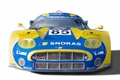 Spyker C8 Laviolette LMS bleu/jaune face avant