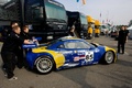 Spyker C8 Laviolette LMS bleu/jaune profil 2