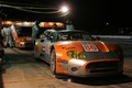 Spyker C8 Spyder GT2-R orange/gris 3/4 avant droit stands