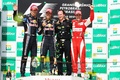 Brésil 2010 Vettel Webber Horner et Alonso