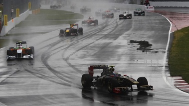 Canada 2011 LRGP Force India sous la pluie 