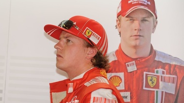 gd prix de hongrie portrait de kimi raikkonen