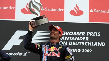 grand prix allemagne victoire de webber podium portrait