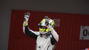 Grand Prix d'Espagne button victoire casque