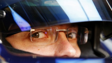 Portrait de Sébastien Bourdais - Casque