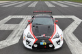 Lexus LF-A Race Car noir/blanc face avant 2