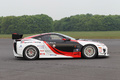 Lexus LF-A Race Car noir/blanc profil