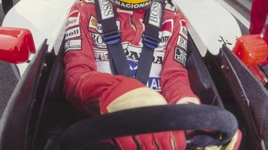 Ayrton Senna - Grand Prix de Formule 1 - Spa debout