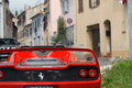 Ferrari F50 rouge face arrière coupé