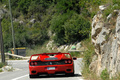 Ferrari F50 rouge face arrière penché