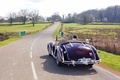 Talbot-Lago T26 Record cabriolet bordeaux 3/4 arrière gauche travelling 4