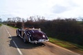 Talbot-Lago T26 Record cabriolet bordeaux 3/4 arrière gauche travelling 5