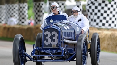 Goodwood Festival Of Speed 2011 - ancienne bleu 3/4 avant gauche