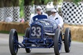 Goodwood Festival Of Speed 2011 - ancienne bleu 3/4 avant gauche