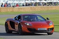 Goodwood Festival Of Speed 2011 - McLaren MP4-12C orange 3/4 avant droit