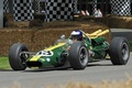 Goodwood Festival Of Speed 2011 - monoplace Lotus vert 3/4 avant gauche