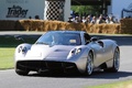 Goodwood Festival Of Speed 2011 - Pagani Huayra beige 3/4 avant gauche