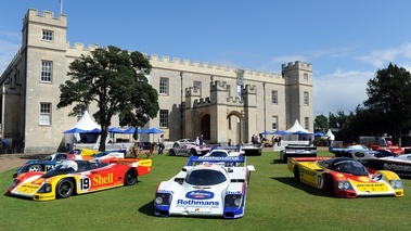 Porsche 956 Rothmans, face, + autres protos