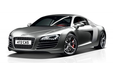 Audi R8 LeMans Limited - gris - 3/4 avant gauche