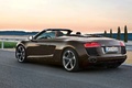 Audi R8 V8 Spyder marron 3/4 arrière gauche