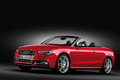 Audi S5 Facelift 2011 - cabrio rouge - 3/4 avant gauche