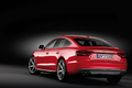 Audi S5 Facelift 2011 - sportback rouge - 3/4 arrière gauche