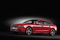 Audi S5 Facelift 2011 - sportback rouge - 3/4 avant gauche