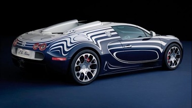 Bugatti Veyron L'or Blanc - 3/4 arrière droit