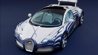 Bugatti Veyron L'or Blanc - 3/4 avant gauche