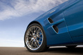Chevrolet Corvette C6 ZR1 bleu jante