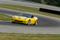 Chevrolet Corvette C6 ZR1 jaune 3/4 avant gauche filé penché