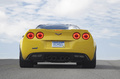 Chevrolet Corvette C6 ZR1 jaune face arrière