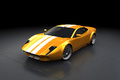 DeTomaso Pantera jaune 3/4 avant gauche