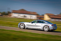 Fisker Karma gris 3/4 arrière gauche filé penché