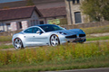 Fisker Karma gris 3/4 avant droit filé penché 3