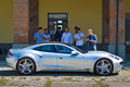 Fisker Karma gris profil