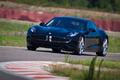 Fisker Karma noir 3/4 avant gauche penché 3