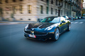 Fisker Karma noir 3/4 avant gauche travelling 3