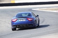 Maserati GranTurismo MC Stradale bleu face arrière penché