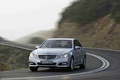 Mercedes E500 gris 3/4 avant gauche travelling 2