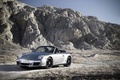 Porsche 997 Carrera GTS Cabriolet gris 3/4 avant gauche