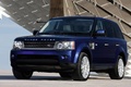 Range Rover Sport HSE bleu 3/4 avant gauche